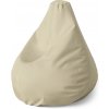 Sablio Sedací vak Pear Piesková - 140 x 100 x 25 cm