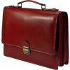 Dámska kožená aktovka Maxmoda Tilda talianskej, bordovej farby