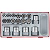 Sada na strhnuté matice 6-25mm, 3/8”, 1/2”, 18 dielov Teng Tools 177720109