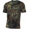 Tričko maskáčové MFH, 100% bavlna, 140-145g/m2 - flecktarn