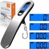 CESTOVNÁ VÁHA NA BATOŽINU HÁKOVÁ PRENOSNÁ LCD DO 50KG
