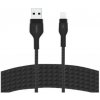 Belkin Flex Lightning/USB-A 3m mfi cert., black CAA010bt3MBK