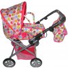 Detský kočík pre bábiky 2v1 Baby Mix so sovičkami