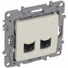 Legrand 764674 NILOÉ ZÁSUVKA 2XRJ45 CAT.6 UTP BÉŽOVÁ + predĺžená záruka na 3 roky