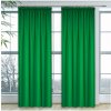 Mondo Italia Hotový záves na riasiacej páske Heaven zelený Zelená 140x160 cm