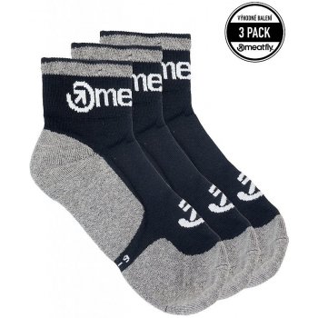Meatfly Logo Middle 3 Pack A Grey