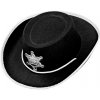 Kovbojský klobúk čierny