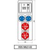 Rozvodnica 6M 16A+32A/400V/5P+2x250V FA 4M istená IP54 - ROS M6/I-02 (SEZ DK)