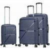 Cestovné kufre set 3ks Snowball PP S, M, L 211 L modrá