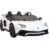 RAMIZ Elektrické autíčko Lamborghini Aventador SV - dvojmiestne - biele -2X 200W - 24V/14Ah - 2026