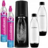 Výrobník sódy SodaStream TERRA Čierny na vodu + 2 fľaše + 2x Bombička s CO2