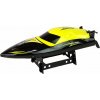 LEAN Toys 15356 Diaľkovo ovládaná motorová loď R/C 2,4 GHz, žltá