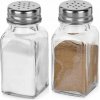 Soľnička a korenička Deco4Home bezfarebná