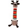 Kong Dog Holiday Shaker Luvs Reindeer hračka s pískatkom pre psy, veľ. M