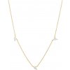 ANIA HAIE NAU007-02YG Afterglow Ladies necklace with white sapphire Gold 14K, adjustable
