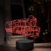 Beling 3D lampa, Parný rušeň U57.0, 16 farebná, SXR81
