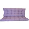 Nábytek PEGAS Polstr na zahradní houpačku 140 cm - látka fialový melír