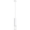 Sollux | Sollux SL.1686 - Luster na lanku LAMI 1xGU10/10W/230V biela | SLX1486