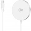 AppleKing oJD-Q203 bezdrôtová MagSafe nabíjačka pre iPhone / AirPods - 15W - biela - možnosť vrátiť tovar ZADARMO do 30tich dní