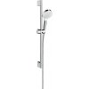 Hansgrohe Crometta - Sprchová súprava 1jet so sprchovou tyčou 65 cm, biela/chróm 26533400