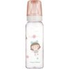 Canpol babies fľaša sklenená s potlačou Toys Red 240 ml