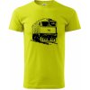 Vlak 753 - Klasické pánske tričko vyššej gramáže - 3XL ( Limetková )