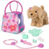 Pucci Pups Kokeršpaniel v kabelke s veterinárskou sadou