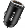 Nabíječka USB do auta C-TECH UCC-02, 1x Type C + 1 x Type A, 30W, Power delivery 3.0, Quick Charge C-Tech