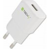 Techly Slim USB nabíjačka 5V 2,1A biela (022373)