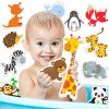 SADA HRAČIEK DO KÚPEĽA DO BAZÉNA PUZZLE PENOVÉ ZVIERATKÁ 18