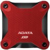 ADATA Externí SSD 512GB SD620, USB Micro-B, USB 3.2 Gen 2, R:520/W:460MB/s, červená
