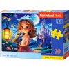 Castorland Puzzle Princezná a sova 70 dielikov