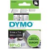 DYMO páska D1 9mm x 7m, čierna na priehľadnej S0720670