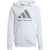 Detská mikina adidas, REAL MADRID KIDS HD biela,čierna,modrá 140
