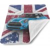 Sablio Detská deka pre bábätko Mini sedan Britská vlajka - 80x100 cm