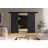 KIER Posuvné dvere WERDI DUO | 212 cm Farba: Grafit