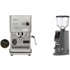 Profitec GO, brushed stainless steel + Eureka Atom W 65, grey
