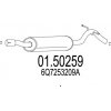 Stredný tlmič výfuku MTS 01.50259