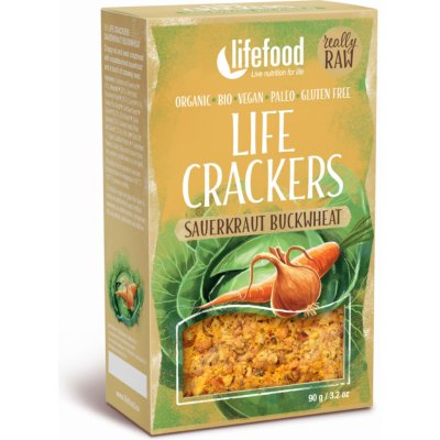 Lifefood Life Crackers kapustníky Raw Bio 90g