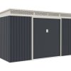 G21 Zahradní domek GRAH 915 - 340 x 269 cm, antracitový | cena za ks