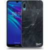 Picasee silikónový prehľadný obal pre Huawei Y6 2019 - Black marble