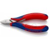 KNIPEX KNIPEX 77 42 115 Bočné cvikacie kliešte pre elektroniku 115mm, multikomponentné rukoväťe, leštené