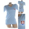 Dámske tričko - SLOVENSKO svk slovakia Farba: Svetložltá, Veľkosť: 3XL