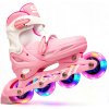 Detské nastaviteľné kolieskové korčule SUOTU 32-36 kolieskové korčule pre dievčatá