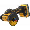 DCS438E2T DEWALT 18V AKU BEZUHLÍKOVÁ UNIVERZÁLNÍ ŘEZAČKA, 2 X 1,7 AH BATERIE POWERSTACK, NABÍJEČKA, KUFR T-STAK