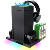 iPega XBX024S Multifunkčný Nabíjací RGB Stojan s Chladením pre Xbox PG-XBX024S