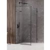 New Trendy EXK-1576 AVEXA BLACK štvorcový sprchový kút 90 x 90 cm, ľavý 90 x 90 cm čierna
