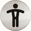 Informačný piktogram, samolepiaci, DURABLE Pánske WC