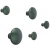 Muuto Sada vešiakov The Dots Metal, dark green