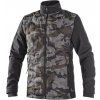 CXS CAMO / Pánska maskáčová bunda - camouflage/čierna XXL